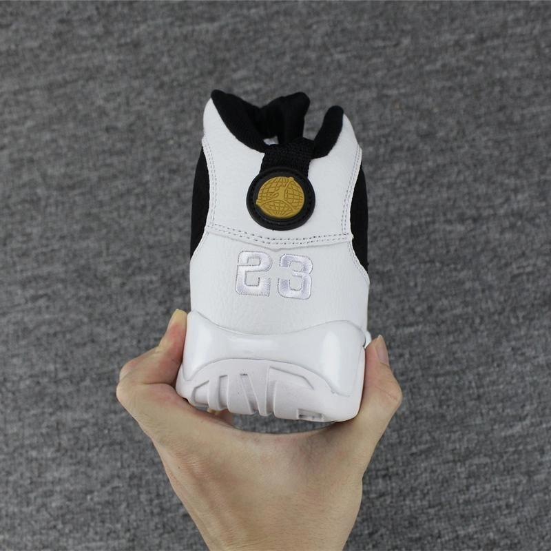 Air Jordan 9 New Black White