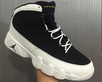 Air Jordan 9 New Black White