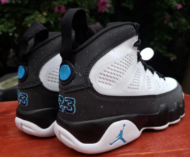 Air Jordan 9 White Black Jade-1