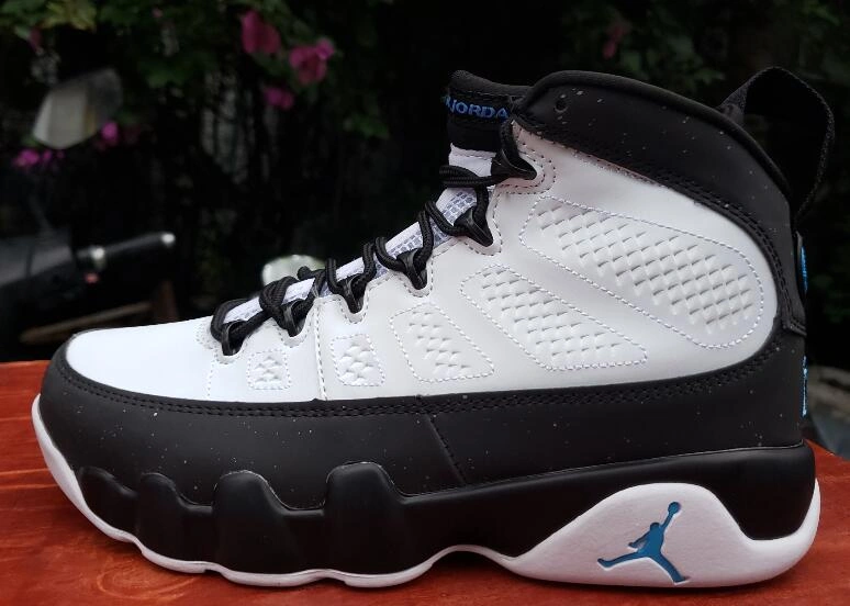 Air Jordan 9 White Black Jade-1