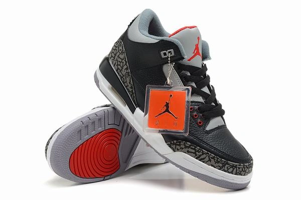 Air Jordan III (3) Retro Black Grey White-80