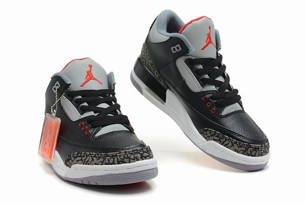 Air Jordan III (3) Retro Black Grey White-80