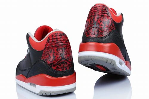 Air Jordan III (3) Retro Black Red White