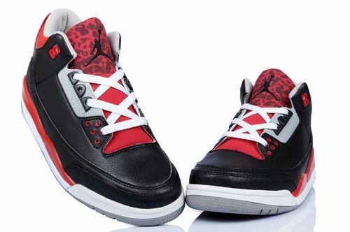 Air Jordan III (3) Retro Black Red White