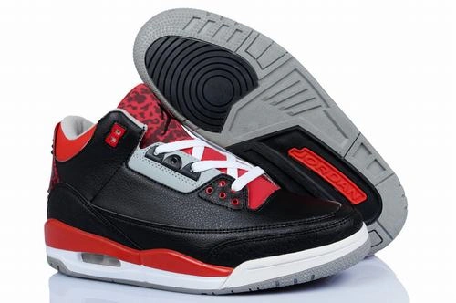 Air Jordan III (3) Retro Black Red White
