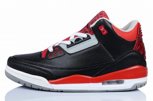 Air Jordan III (3) Retro Black Red White