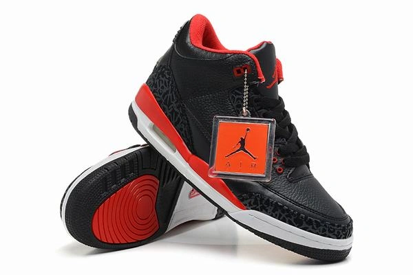 Air Jordan III (3) Retro Black White Red-78