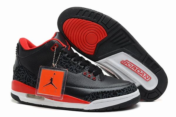 Air Jordan III (3) Retro Black White Red-78