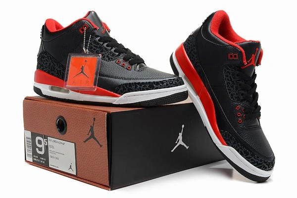 Air Jordan III (3) Retro Black White Red-78