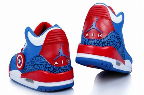 Air Jordan III (3) Retro Blue Red White
