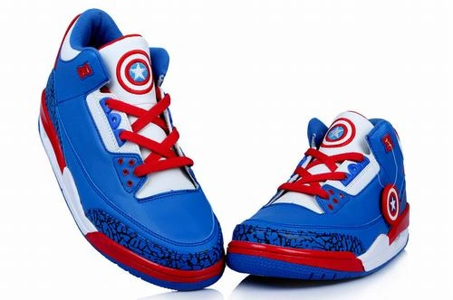 Air Jordan III (3) Retro Blue Red White