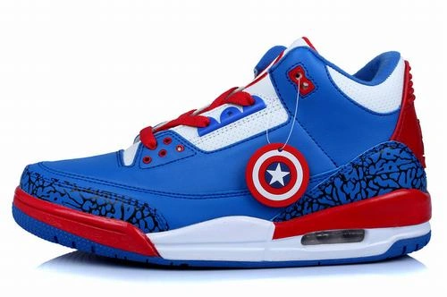 Air Jordan III (3) Retro Blue Red White