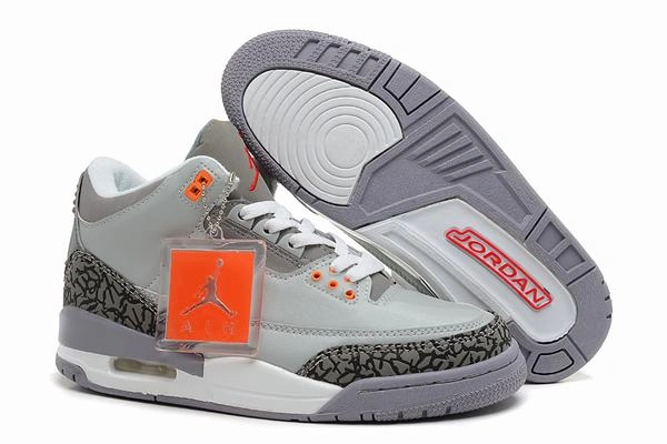 Air Jordan III (3) Retro Grey Black White-77