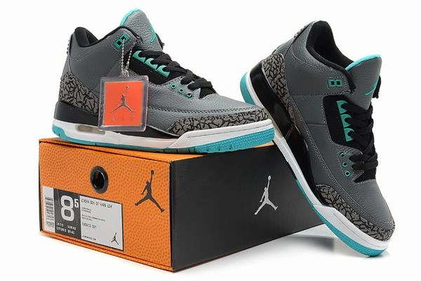 Air Jordan III (3) Retro Grey White Blue-82