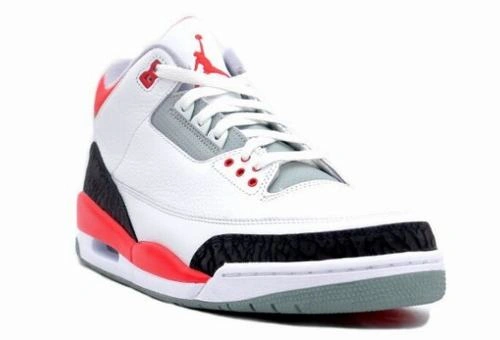 Air Jordan III (3) Retro White Fire Red