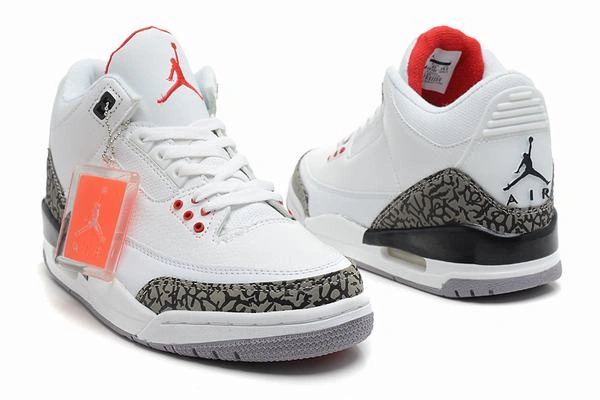 Air Jordan III (3) Retro White Grey Black-79