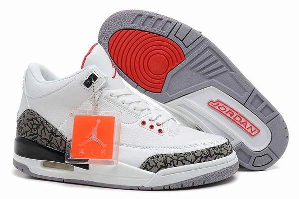 Air Jordan III (3) Retro White Grey Black-79