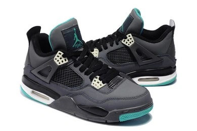 Air Jordan IV (4) News Gray Black Blue White