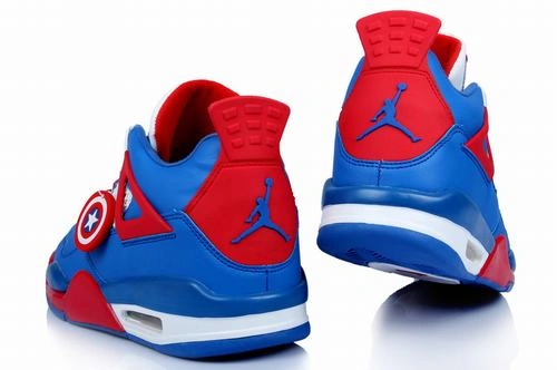 Air Jordan IV (4) Retro Blue Red White