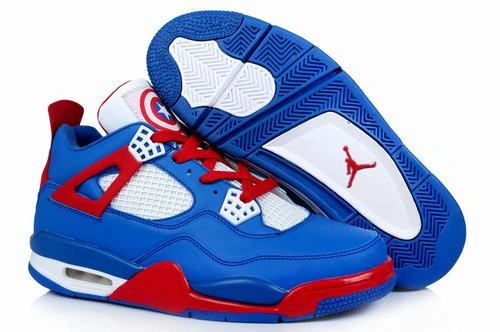 Air Jordan IV (4) Retro Blue Red White