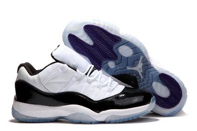 Air Jordan Retro 11 (XI) Low White Black Dark