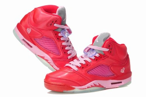Air Jordan V (5) Retro Women Red Pink-35