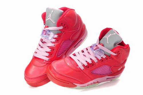 Air Jordan V (5) Retro Women Red Pink-35