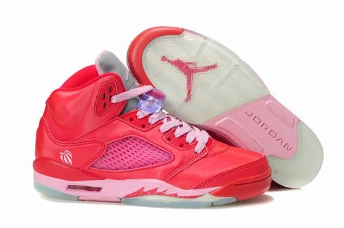 Air Jordan V (5) Retro Women Red Pink-35