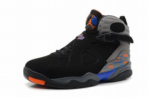 Air Jordan VIII (8) Retro Black Grey Blue Orange