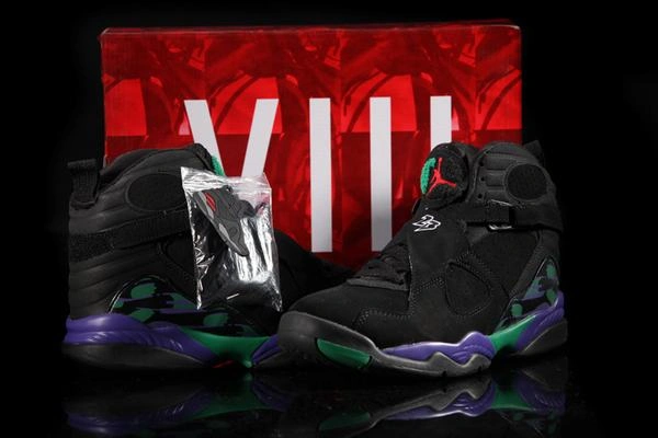 Air Jordan VIII (8) Retro Black Purple Green-28