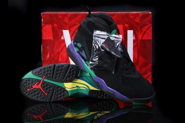 Air Jordan VIII (8) Retro Black Purple Green-28