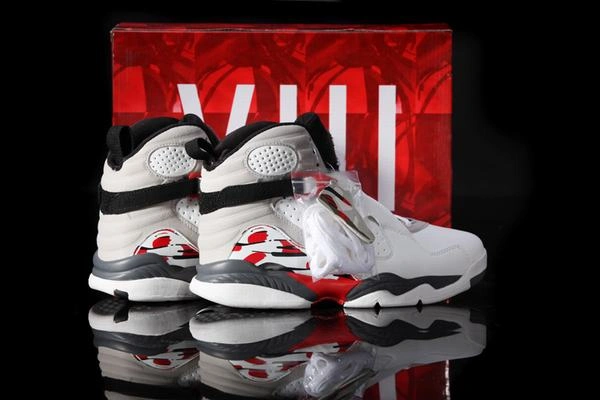 Air Jordan VIII (8) Retro White Blue Red Grey-27