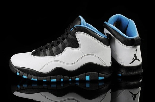 Air Jordan X (10) Retro White Black Blue