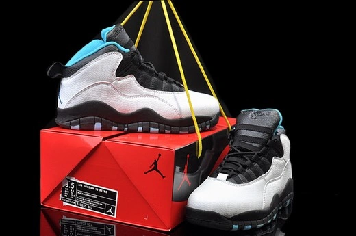 Air Jordan X (10) Retro White Black