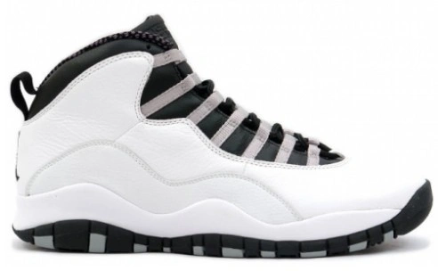 Air Jordan X (10) Retro White Black Light