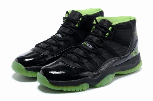 Air Jordan XI (11) Retro Black Green-62