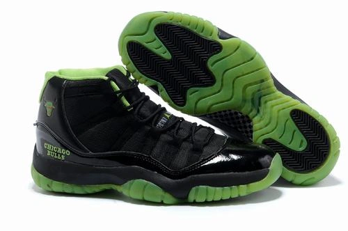 Air Jordan XI (11) Retro Black Green-62
