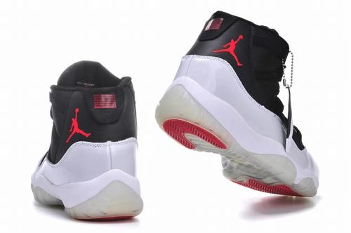 Air Jordan XI (11) Retro Black White Red