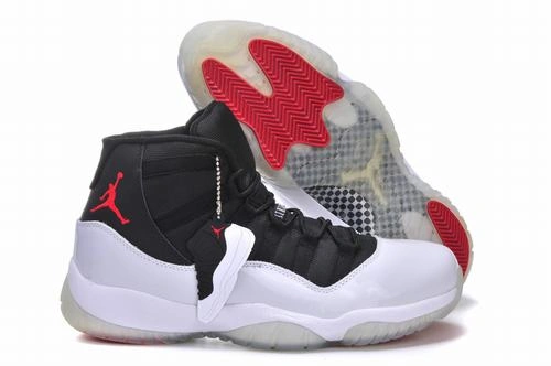 Air Jordan XI (11) Retro Black White Red