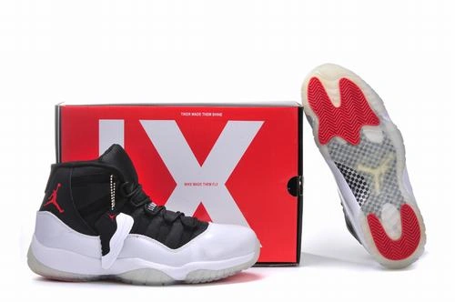 Air Jordan XI (11) Retro Black White Red