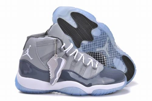 Air Jordan XI (11) Retro Gray White