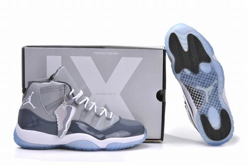 Air Jordan XI (11) Retro Gray White
