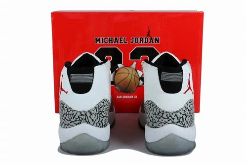 Air Jordan XI (11) Retro White Black Red