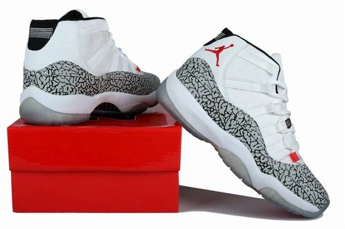 Air Jordan XI (11) Retro White Black Red