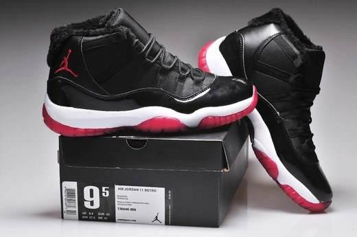 Air Jordan XI (11) Retro fur Bred Black White