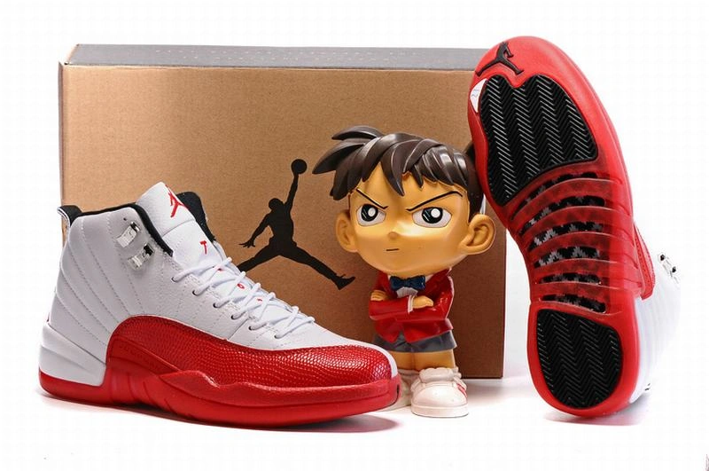 Air Jordan XII (12) Retro White Red