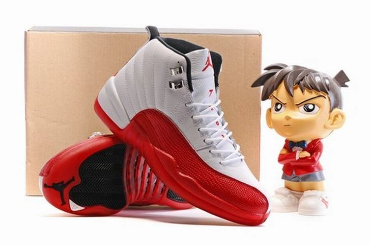 Air Jordan XII (12) Retro White Red