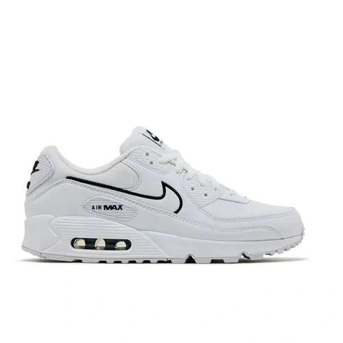 Air Max 90 'White Black Outlined Swoosh'