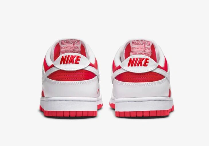 Cheap Dunk Low White University Red