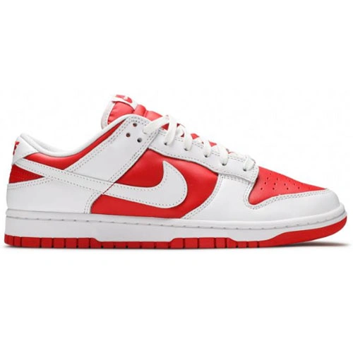 Dunk Low White University Red